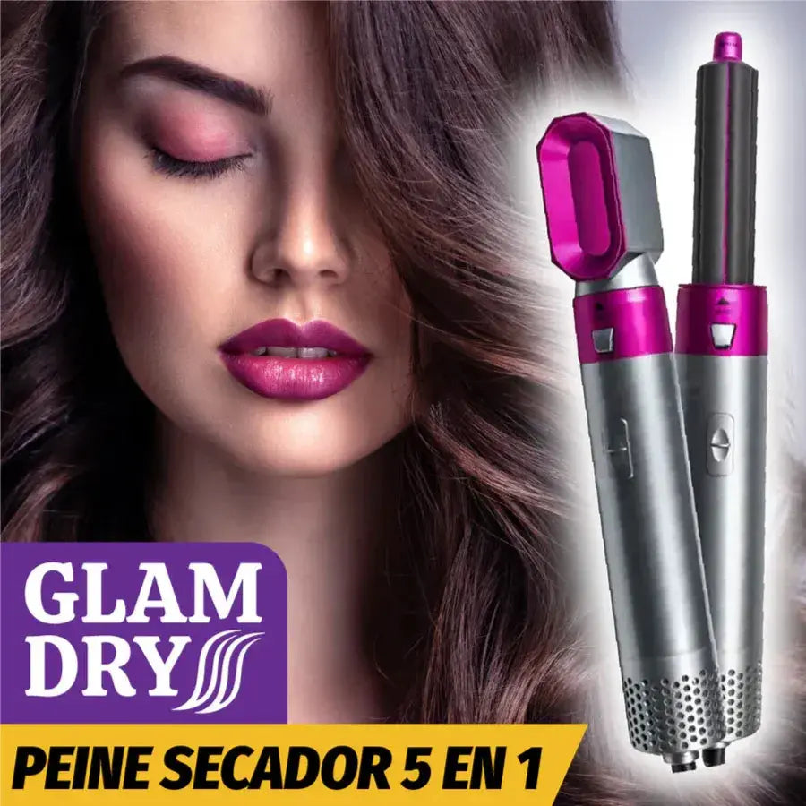Glam Dry - Cepillo Secador 5 En 1