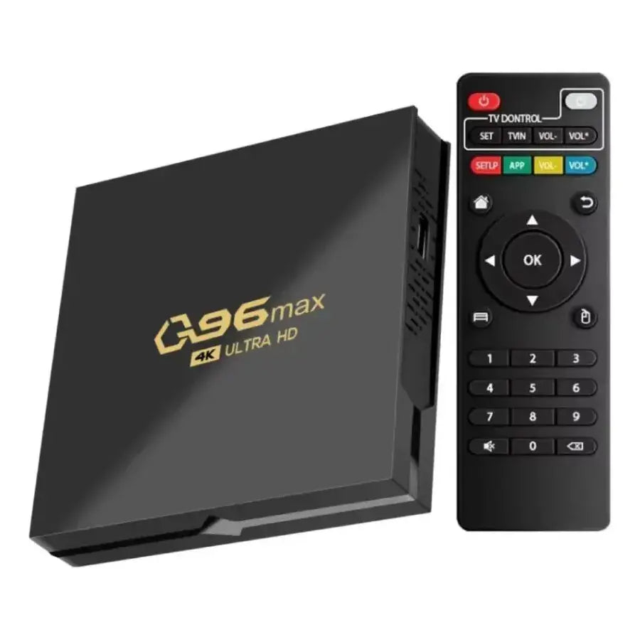 TV Box Q96 con MAGIS TV +1300 Canales Películas y Series