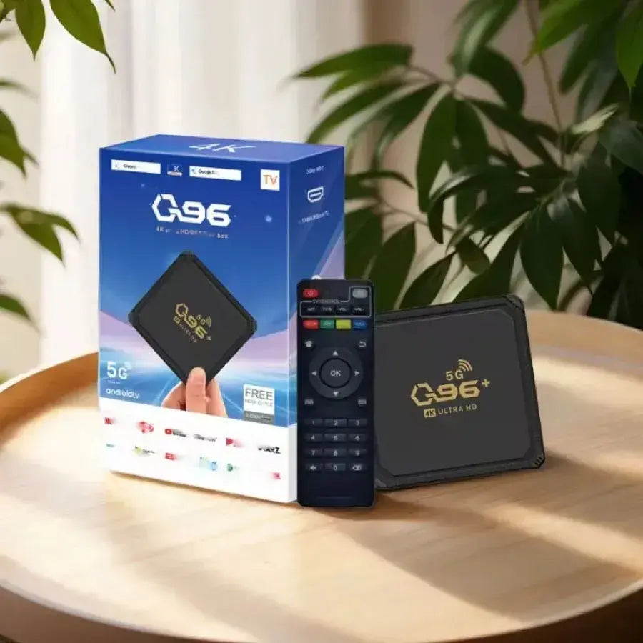 TV Box Q96 con MAGIS TV +1300 Canales Películas y Series