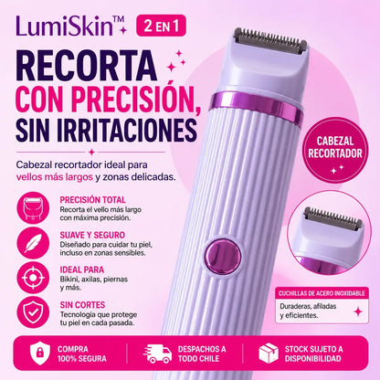LumiSkin™ 2 en 1 | Depiladora Femenina Recargable