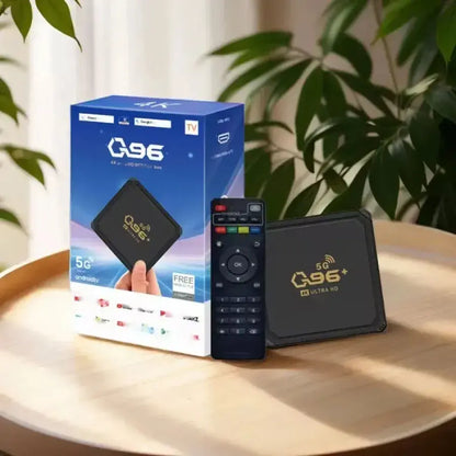 TV Box Q96 con MAGIS TV +1300 Canales Películas y Series